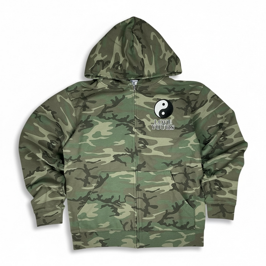 Camo Yin&Yang Zip-Up